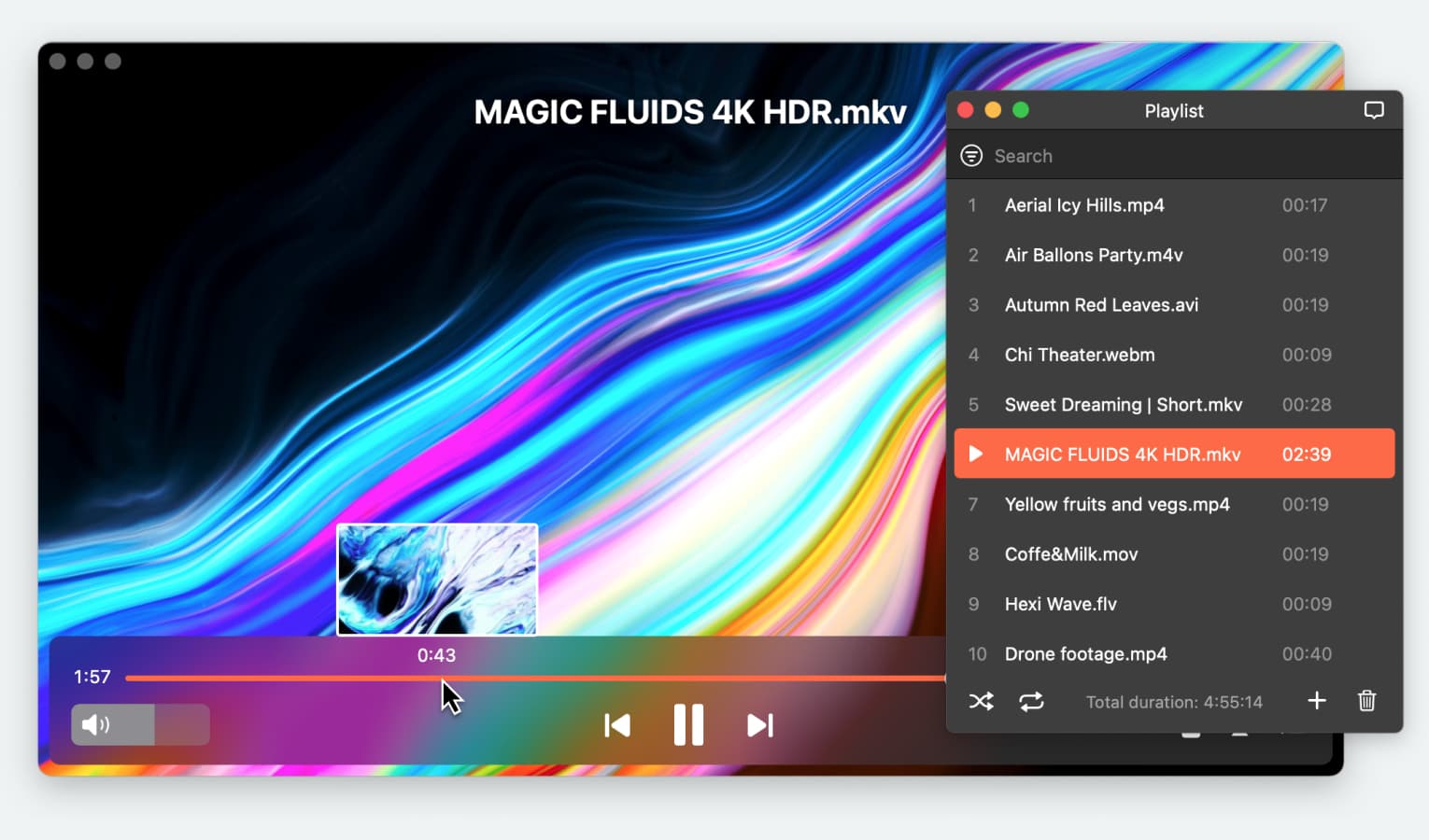 video player for mac that lets speed up videos